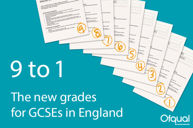 9 to 1: The new grades for GCSEs in England