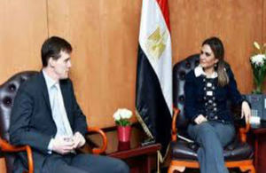 British Ambassador and Minister of Investment and International Cooperation Sahar Nasr