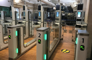 New eGates in Paris Gare du Nord