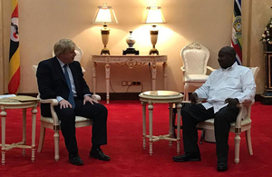 Rt Hon Boris Johnson meets President Yoweri Museveni