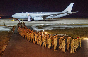 UK troops arrive in Estonia for major NATO deployment