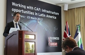 UKEF to provide a least US$1.2bn to support development projects in Peru