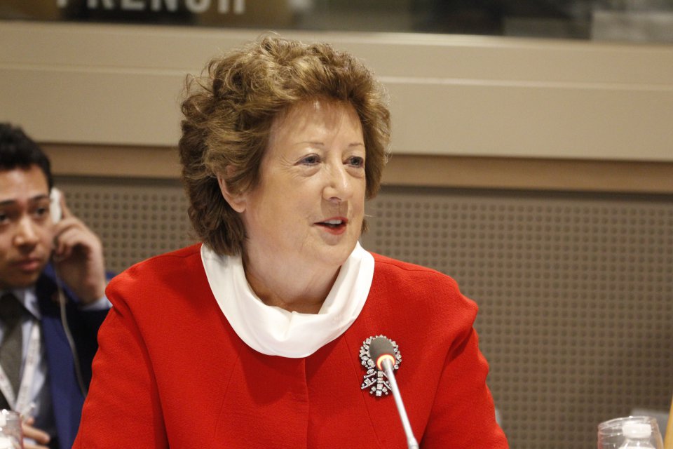 Baroness Anelay speaking at PSVI event to mark five years of the Initiative