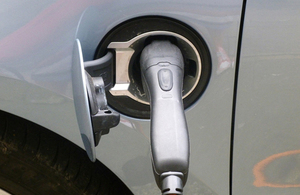 Electric charge point.