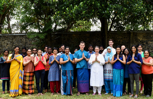 Team at British High Commission Colombo