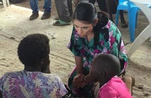 Rt Hon Priti Patel in Uganda