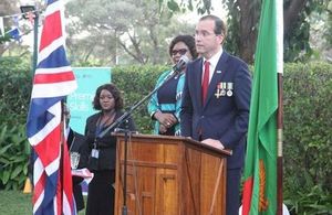 British High Commissioner Fergus Cochrane-Dyet at the QBP