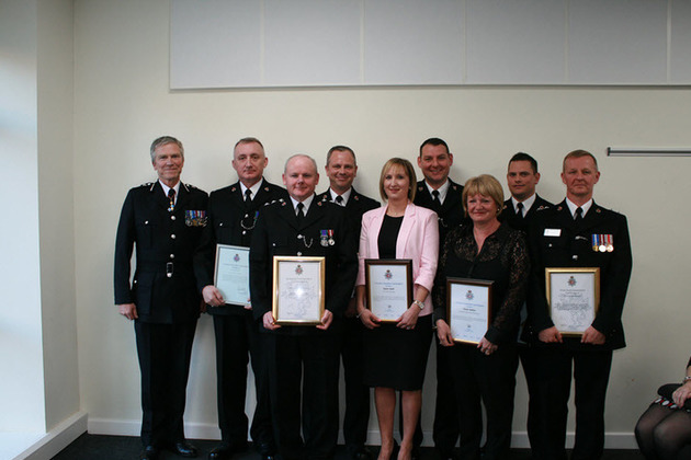 Chief Constable, Paul Gilmartin, Peter Robinson, Barry Parker, Karen Seath, Mike Caley, Alison Barber, Marc Easterbrook, Keith Atkinson
