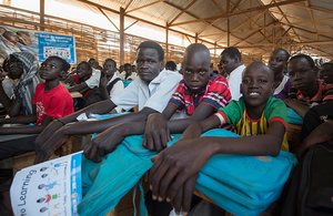 Young residents of Protection of Civilians site (PoC 3) in Juba, South Sudan