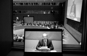 David Shearer, Special Representative of the Secretary-General and Head of the United Nations Mission in South Sudan (UNMISS), briefs the Security Council.