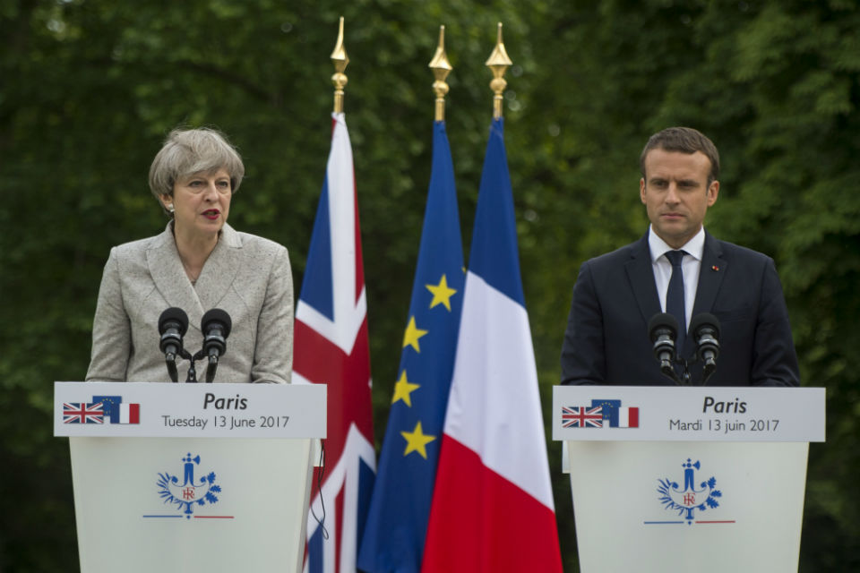 Pm Press Conference With President Of France Emmanuel Macron 13 June 2017 Gov Uk