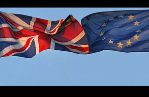 UK and EU Flag