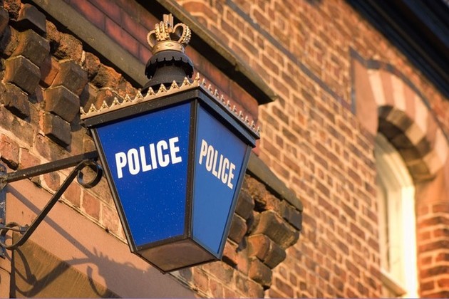 Police station lamp