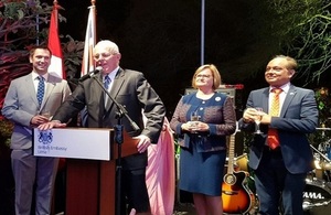 Peruvian President Kuczynski and other government officials attended, as well as Peruvian athletes and representatives of the country's sporting community to celebrate the importance of sport
