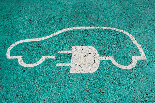 parking space for electric vehicle