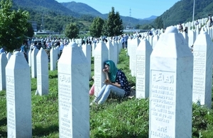 Srebrenica graveyard