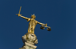 Statue of the lady justice