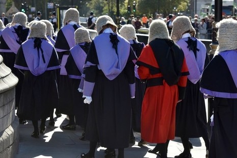 judges walking