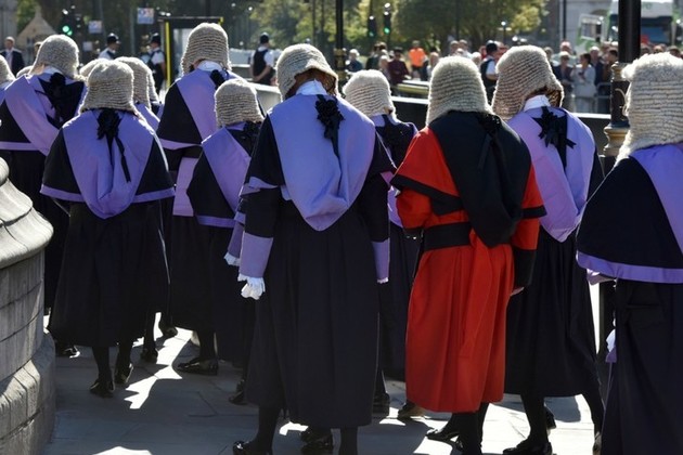 judges walking
