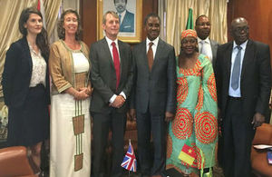 British High Commissioner Cameroon's Minister for Public Health