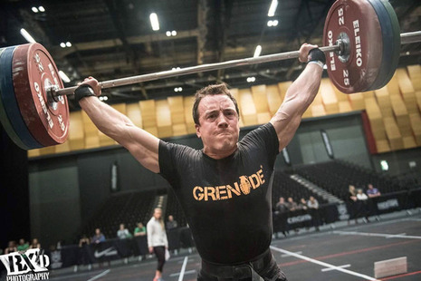OC St Leger competing at the CrossFit Games