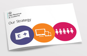 Front cover of the HMRC Strategy