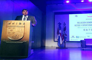 Ambassador Campbell was the keynote Speaker for the International Business Week 2017 at Universidad Iberoamericana (UNIBE)