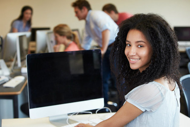 computer student