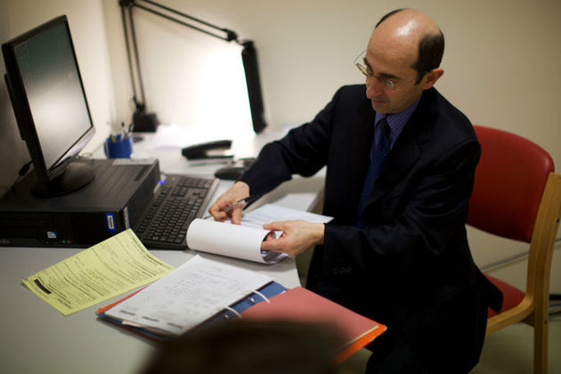 Doctor with notes