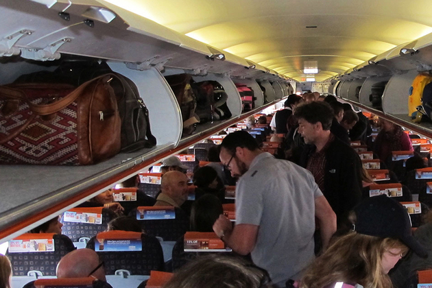 On-board plane image