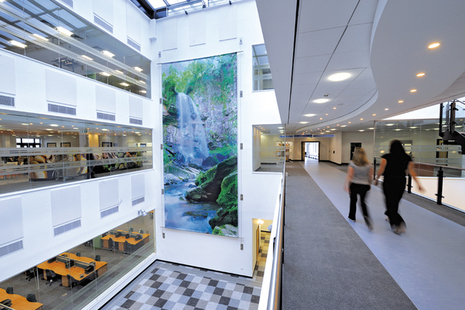 DVLA Atrium block