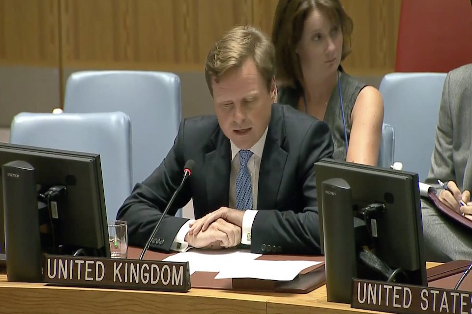 Stephen Hickey, Political Counsellor, UKMIS New York