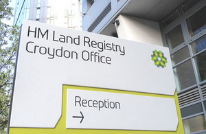 Croydon head office sign