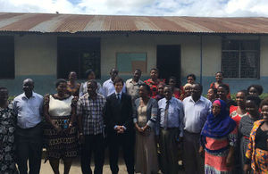 UK Minister of State for Africa, Rory Stewart MP in Tanzania