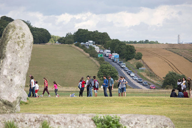 A303 by Stonehenge.