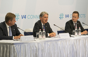 V4 and UK Press onference