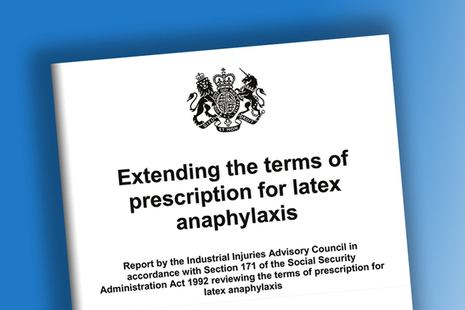 Latex anaphylaxis review: IIAC report