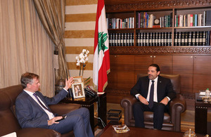 Ambassador Shorter meets with Prime Minister Saad Hariri