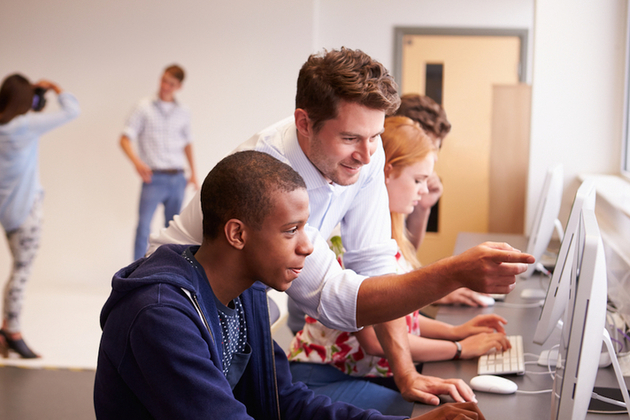 generic image of a young person training