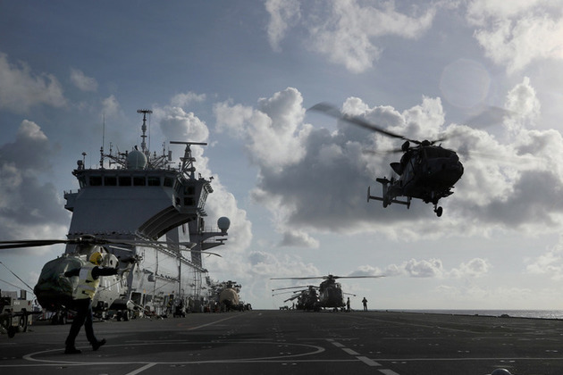 HMS Ocean has arrived in the British Virgin Islands to support those affected by the hurricanes.