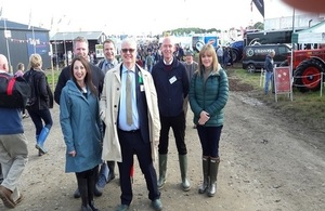 Embassy colleagues at the National Ploughing Championships