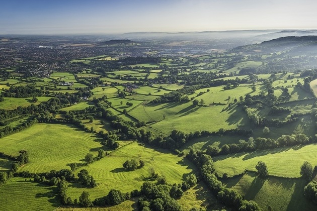 View of the countryside.