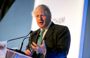 Foreign Secretary Boris Johnson