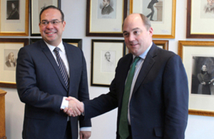 Ben Wallace meets Tunisian Minister at the Home Office