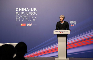 PM Business Forum speech in Shanghai: 2 February 2018