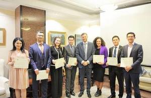 Welcome home Chevening 2017 Graduates from Uzbekistan