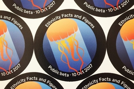 badges, known as mission patches, to mark to launch of the Ethnicity facts and figures service