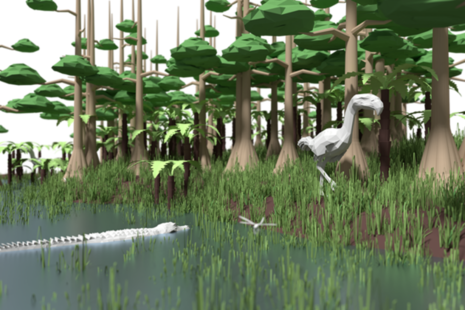 Ancient marsh land