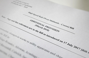 The printed copy of the Additional Provision submitted to Parliament