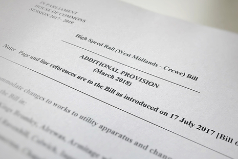 The printed copy of the Additional Provision submitted to Parliament